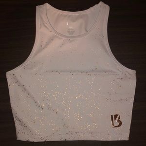 Buffbunny aurora crop white